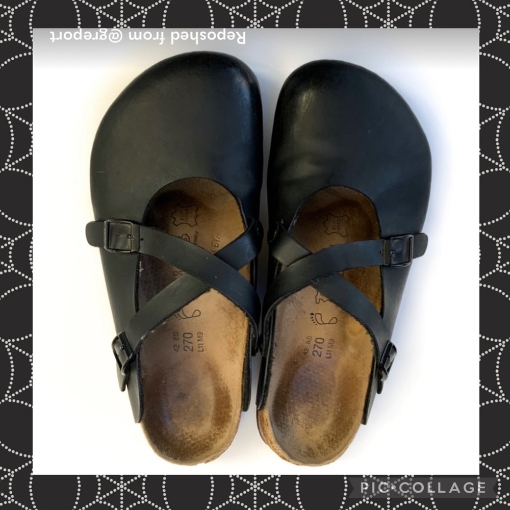 Birkenstock Birkis Dorian Black Clog Size L11 M9